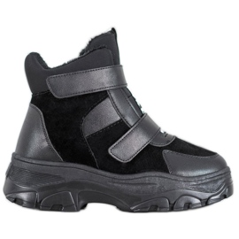 Bona Fekete divatos csizma