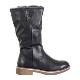 SDS Csizma Roll Up szárral fekete