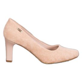 Sergio Leone Velúr magas sarkú cipő barna Sergio Leone Velúr magas sarkú cipő barna