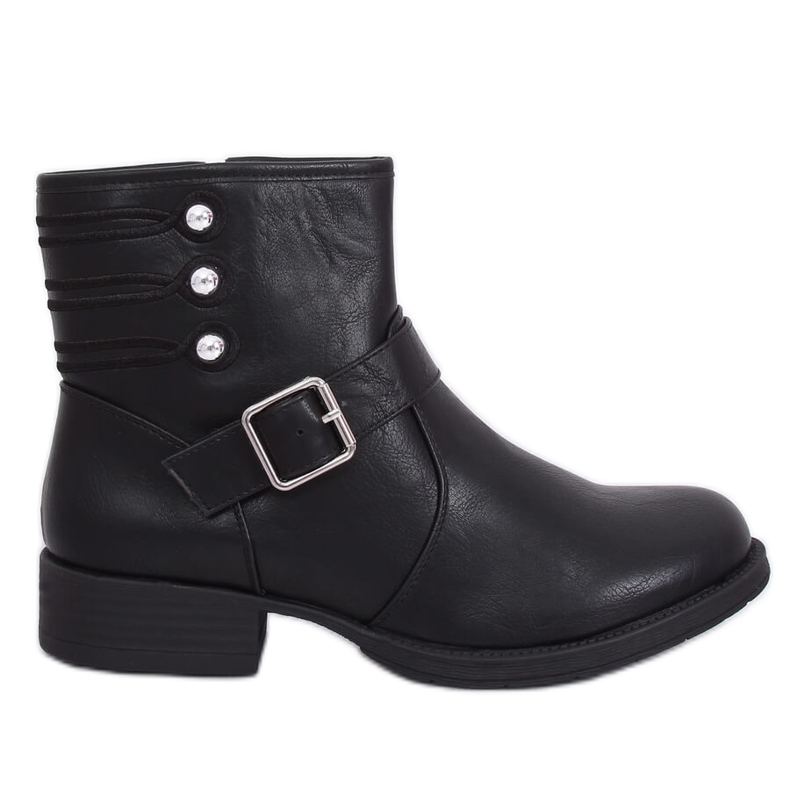 Fekete katonai csizma ZW08 Fekete Fekete katonai csizma ZW08 Fekete