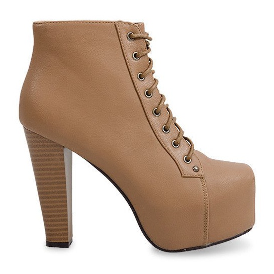 Szilárd csizma a sarkán 9502 Khaki