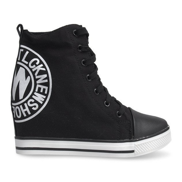 Divatos cipők Tlck Black fekete