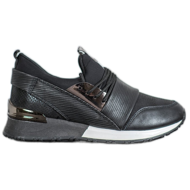 Muto Sportcipő a platformon fekete