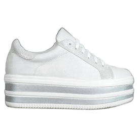 Seastar Cipők a divat platformon fehér Seastar Cipők a divat platformon fehér