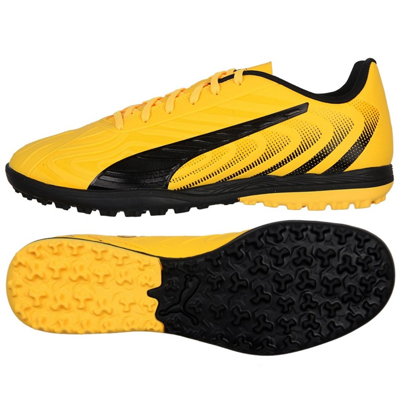 Puma One 20.4 Tt Jr 105842 01 futballcipő sárga sárga
