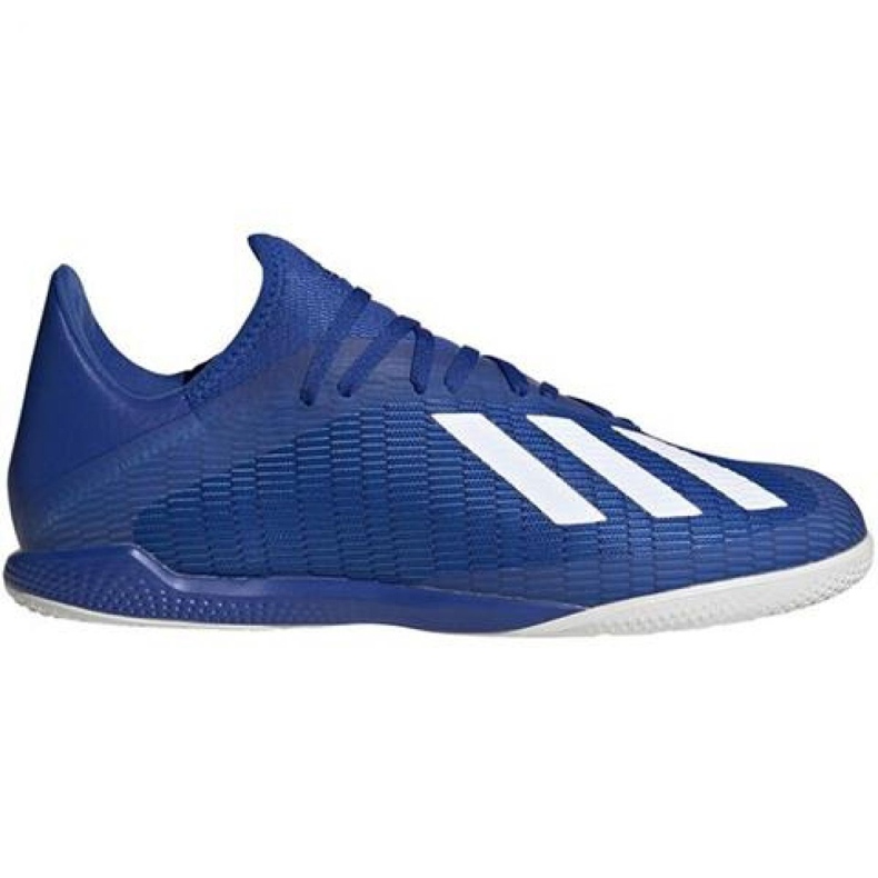 Adidas X 19.3 In M EG7154 futballcipő kék kék Adidas X 19.3 In M EG7154 futballcipő kék kék