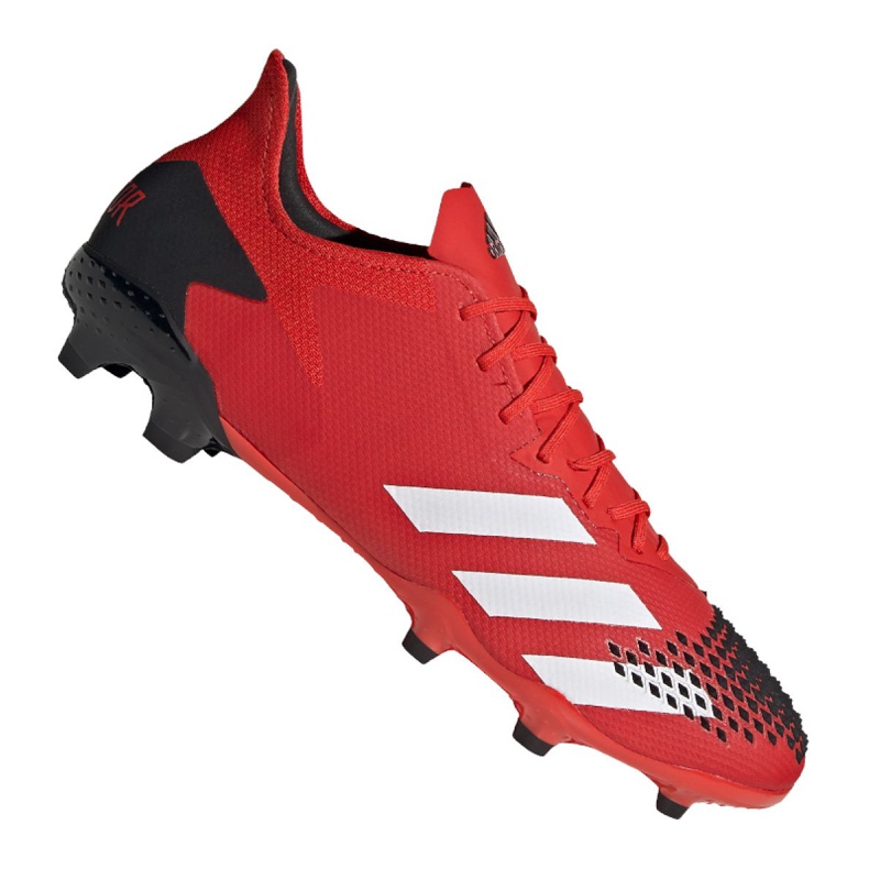 Adidas Predator 20.2 Fg M EE9553 cipő piros piros Adidas Predator 20.2 Fg M EE9553 cipő piros piros
