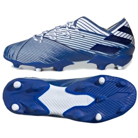 Adidas Nemeziz 19.1 Fg Jr EG7238 futballcipő sokszínű fehér