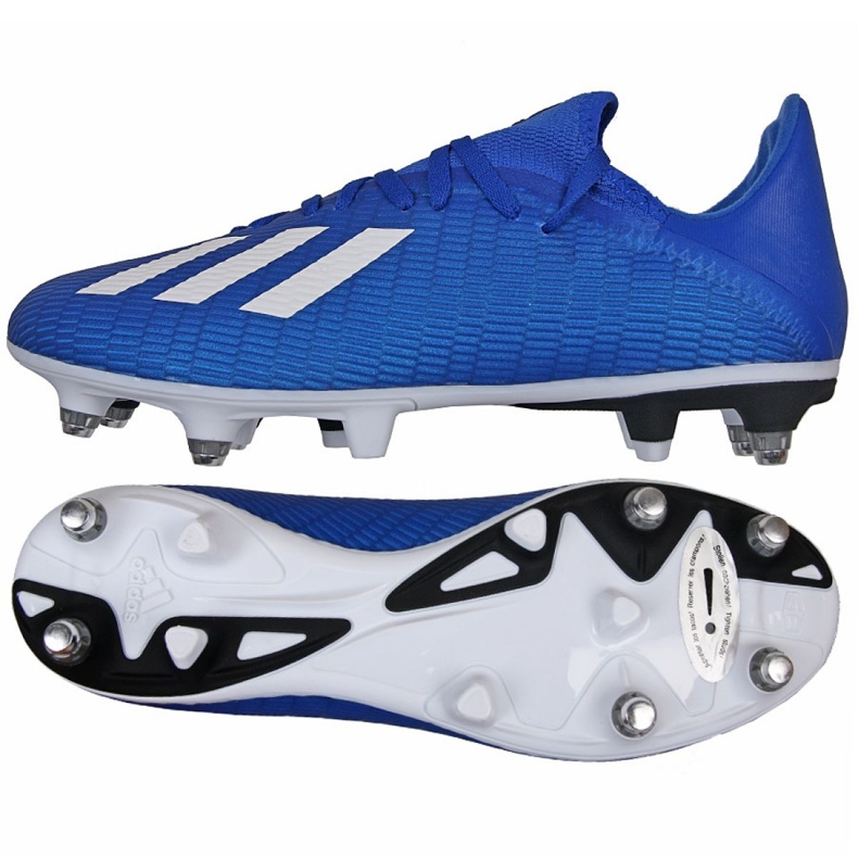 Adidas X 19.3 Sg M EG7165 futballcipő kék kék