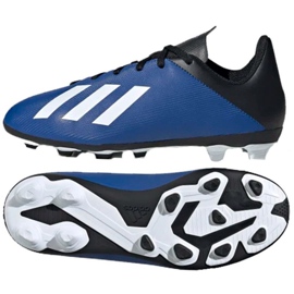 Adidas X 19.4 FxG Jr EF1615 futballcipő kék kék