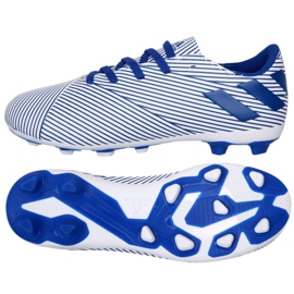 Az adidas Nemeziz 19.4 FxG Jr EF1740 futballcipő sokszínű fehér