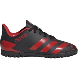 Adidas Predator 20.4 Tf Jr EF1956 futballcipő sokszínű fekete Adidas Predator 20.4 Tf Jr EF1956 futballcipő sokszínű fekete