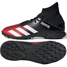 Adidas Predator 20.3 Tf Jr EF1950 futballcipő sokszínű fekete