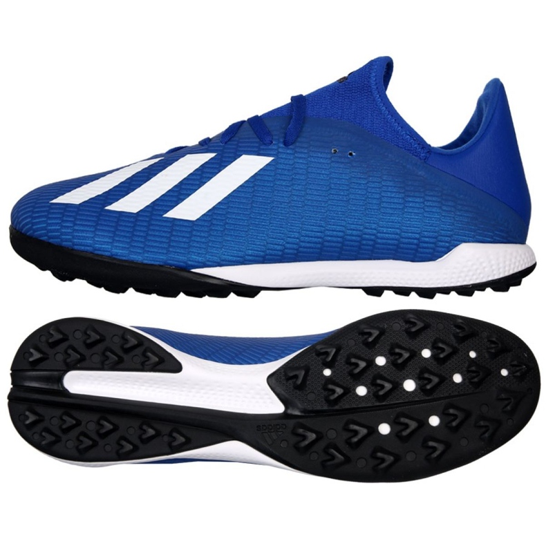 Adidas X 19.3 Tf M EG7155 futballcipő kék kék