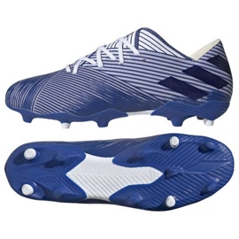 Adidas Nemeziz 19.2 Fg M EG7222 futballcipő kék kék