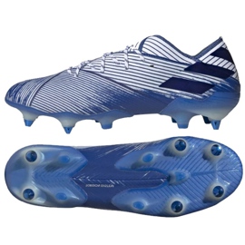 Adidas Nemeziz 19.1 Sg M FU8497 futballcipő kék kék