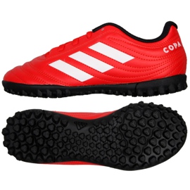 Adidas Copa 20.4 Tf Jr EF1925 futballcipő piros piros