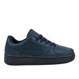 Navy blue cipők A5236 sötétkék