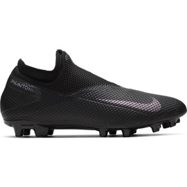 Nike Phantom Vsn 2 Academy Df FG / MG M CD4156-010 futballcipő fekete fekete Nike Phantom Vsn 2 Academy Df FG / MG M CD4156-010 futballcipő fekete fekete