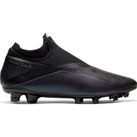 Nike Phantom Vsn 2 Pro Df Fg M CD4162-010 futballcipő fekete fekete Nike Phantom Vsn 2 Pro Df Fg M CD4162-010 futballcipő fekete fekete