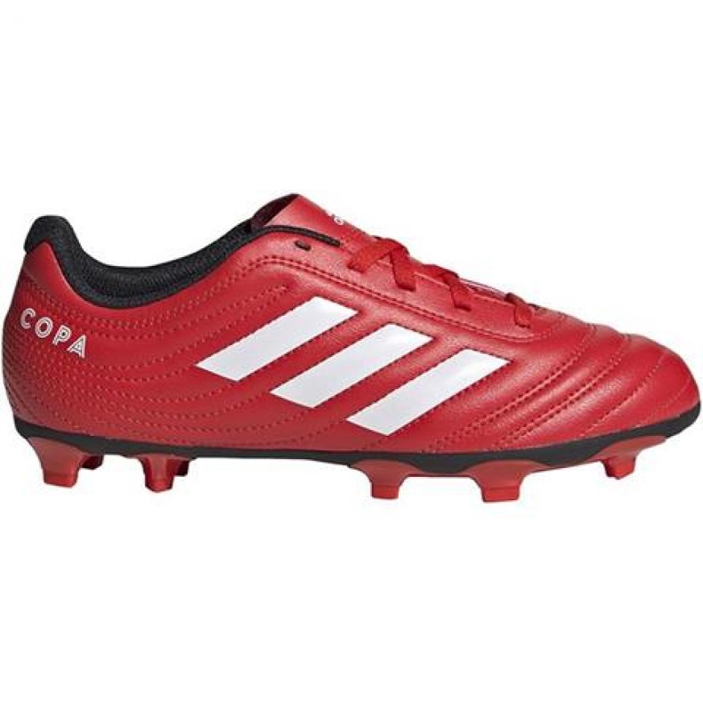 Adidas Copa 20.4 Fg Jr EF1919 futballcipő piros narancs és vörös
