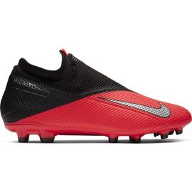 Nike Phantom Vsn 2 Academy Df FG / MG M CD4156-606 futballcipő piros piros Nike Phantom Vsn 2 Academy Df FG / MG M CD4156-606 futballcipő piros piros
