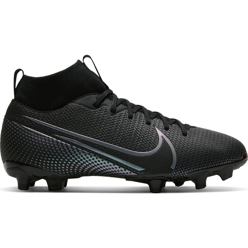 Nike Mercurial Superfly 7 Academy FG / MG Jr AT8120-010 futballcipő fekete fekete Nike Mercurial Superfly 7 Academy FG / MG Jr AT8120-010 futballcipő fekete fekete