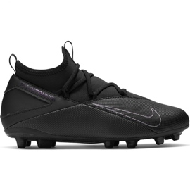 Nike Phantom Vsn 2 Club Df FG / MG Jr CD4061-010 futballcipő fekete fekete