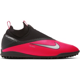 Nike React Phantom Vsn 2 Pro Df Tf M CD4174-606 futballcipő piros piros
