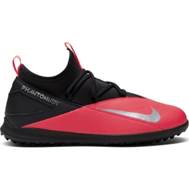 Nike Phantom Vsn 2 Club Df Tf Jr CD4079-606 futballcipő piros narancs és vörös