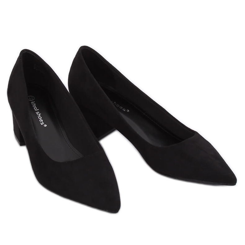 Szivattyú alacsony sarkú fekete A-3370 Fekete