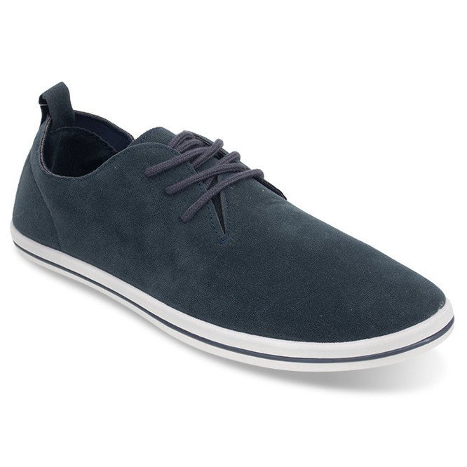 Könnyű férfi cipők Eco Suede 1205 Navy Blue -val sötétkék