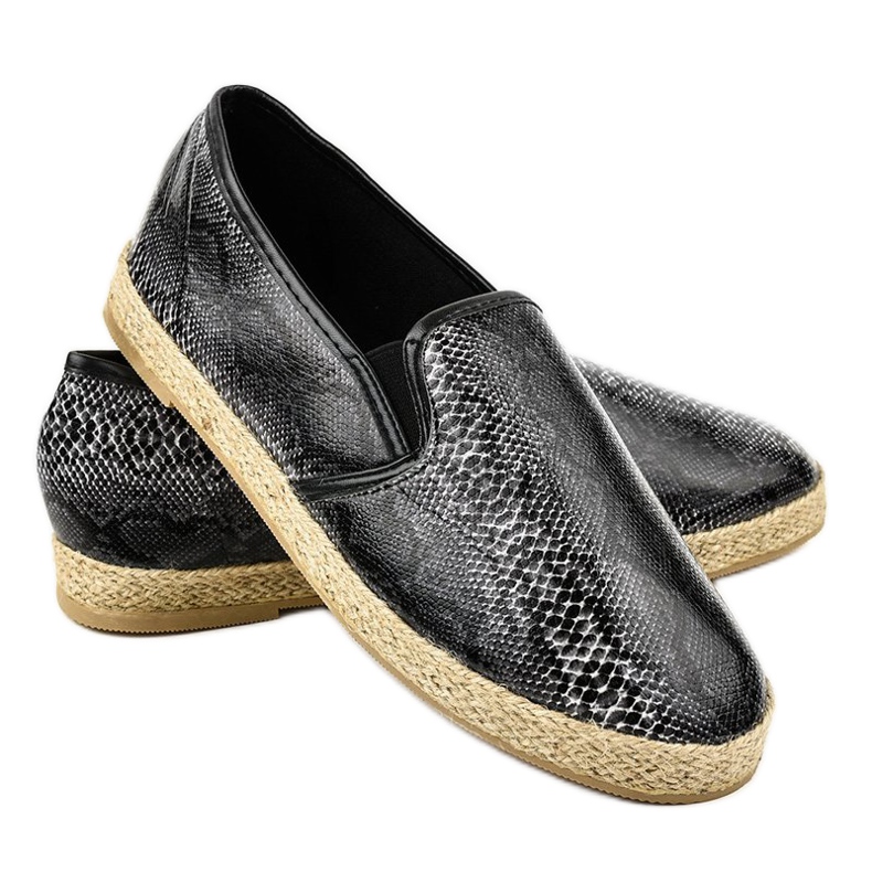 Fekete espadrilles B216-1