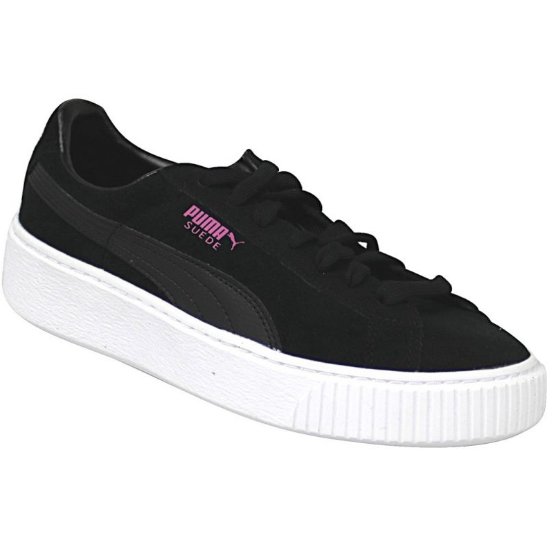 Puma Suede Platform Jr 363663 01 fekete