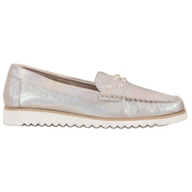 Sergio Leone Cipők gyöngyökkel aranysárga