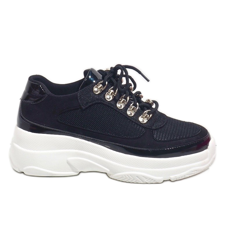 Fekete sportcipők J-8704