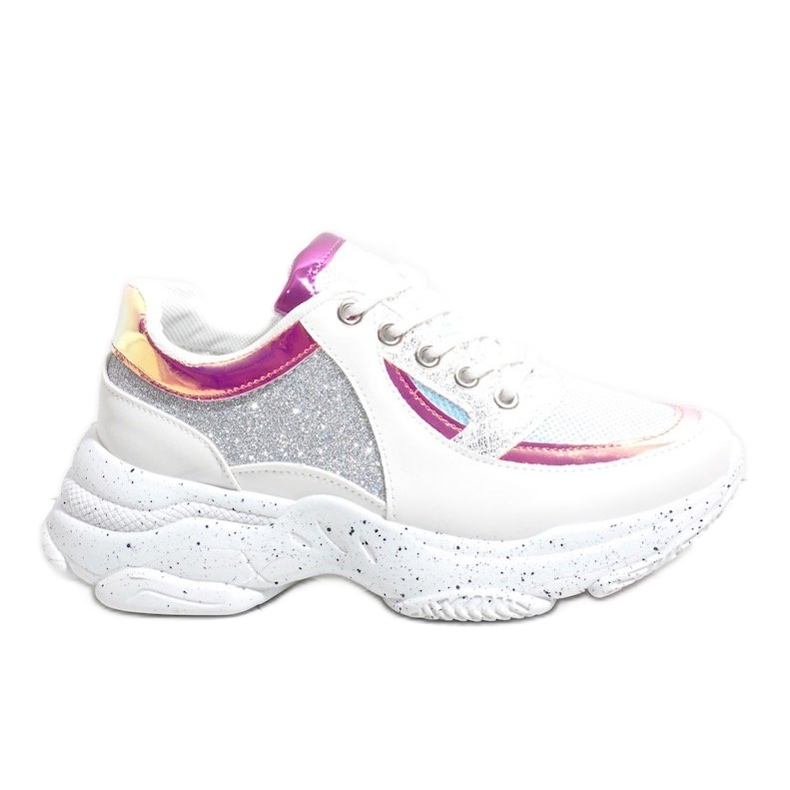 Fehér sportcipők HL-08-mal sokszínű