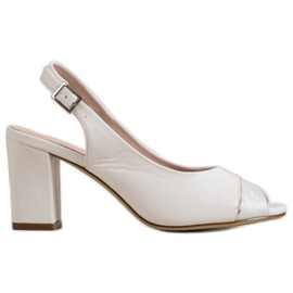 Sergio Leone Nyitott lábujj szandál fehér Sergio Leone Nyitott lábujj szandál fehér