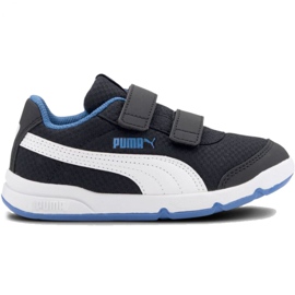 Puma Stepfleex 2 Mesh Ve V Ps Jr 192524 10 fehér fekete kék Puma Stepfleex 2 Mesh Ve V Ps Jr 192524 10 fehér fekete kék