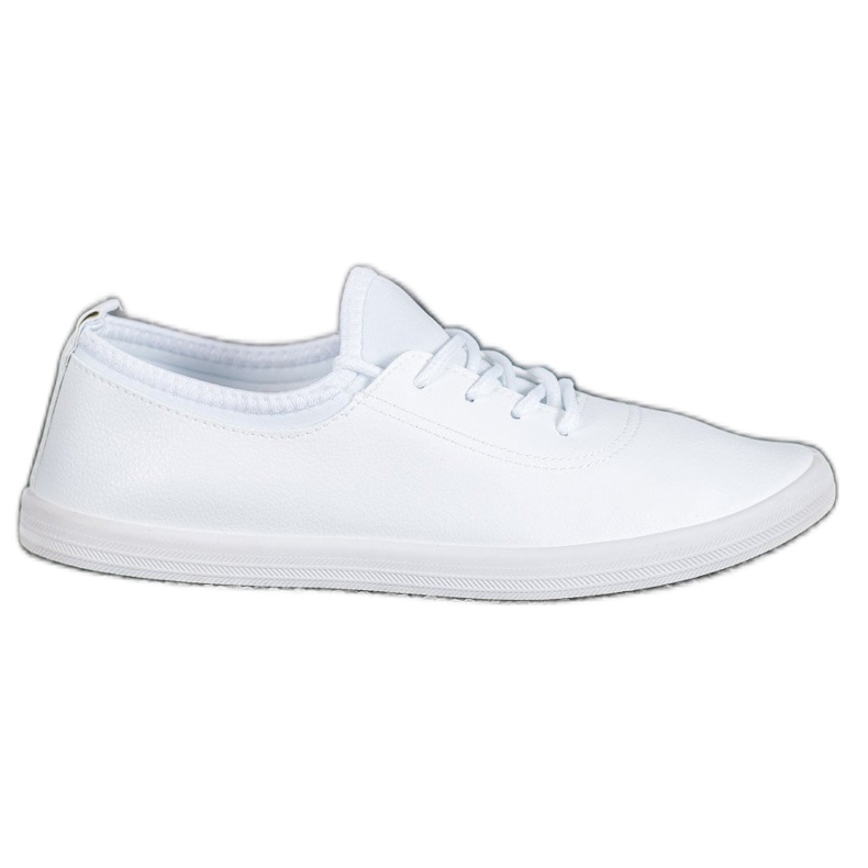 SHELOVET Könnyű cipők Eco bőrrel fehér