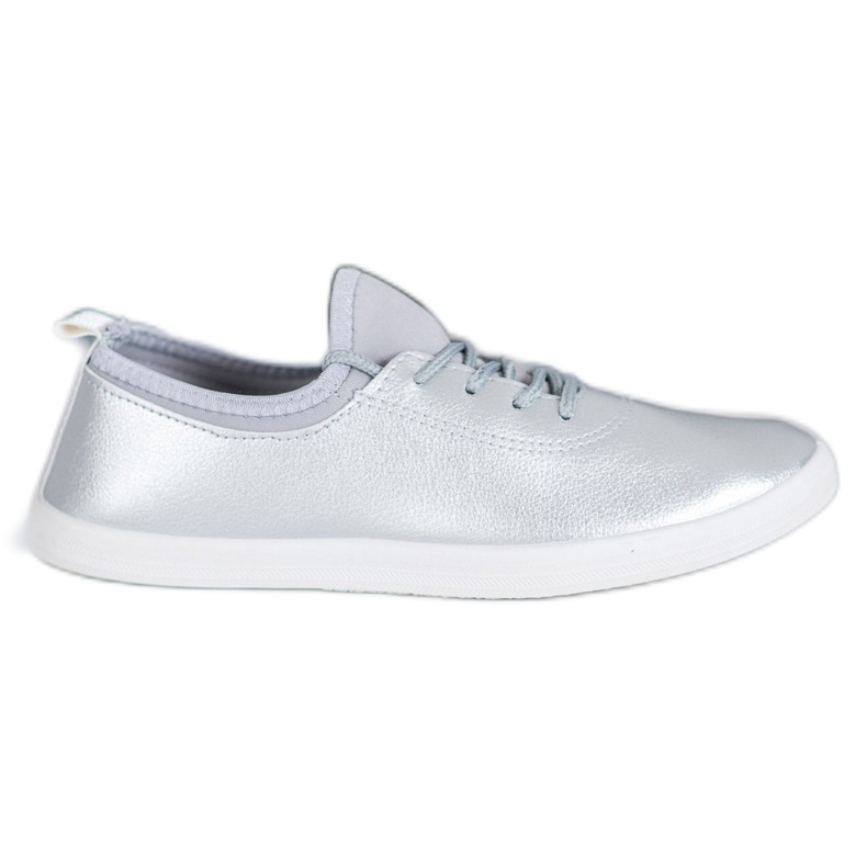 SHELOVET Könnyű cipők Eco bőrrel szürke