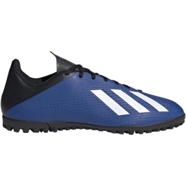 Adidas X 19.4 Tf M FV4627 futballcipő kék kék Adidas X 19.4 Tf M FV4627 futballcipő kék kék