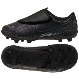 Nike Mercurial Vapor 13 Club Mg Ps (V) Jr AT8162-010 futballcipő fekete fekete