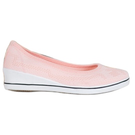 Super Me Áttört balerina Ék rózsaszín