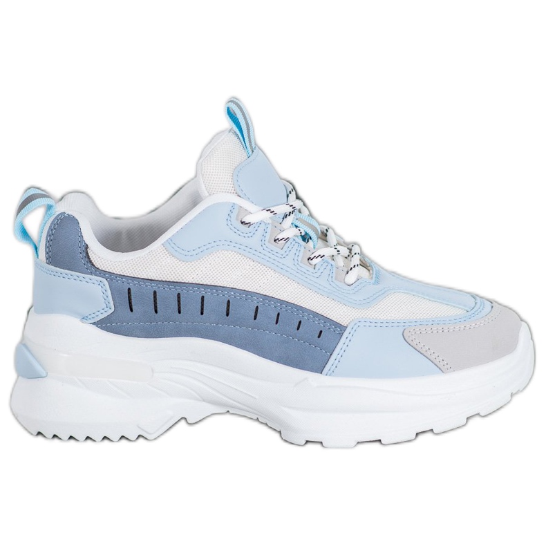 SHELOVET Divatos cipő a platformon kék sokszínű