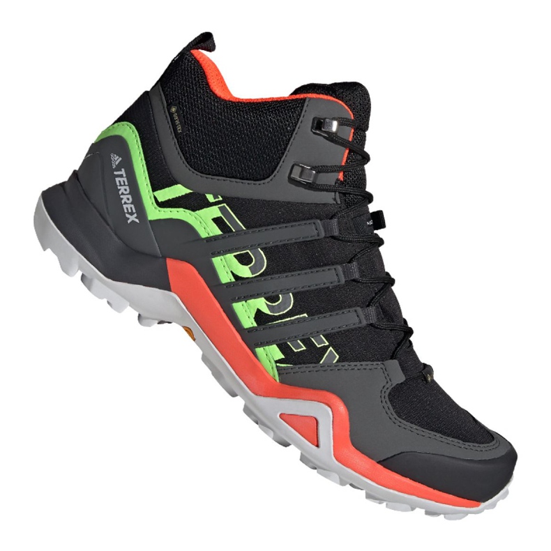 Adidas Terrex Swift R2 Mid Gtx Hiking M FU7603 cipő fekete sokszínű
