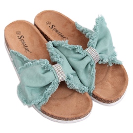 Zöld BG60P Zöld parafa papucs