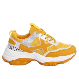 Sárga sportcipő nőknek C-3127 Sárga