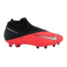 Nike Phantom Vsn 2 Pro Df Fg M CD4162-606 futballcipő piros Nike Phantom Vsn 2 Pro Df Fg M CD4162-606 futballcipő piros