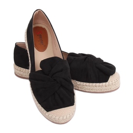 Fekete női espadrillák LL-219P Fekete Fekete női espadrillák LL-219P Fekete